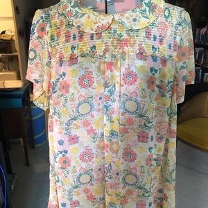 ModCloth sheer blouse 1X
